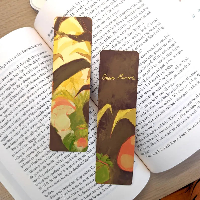 Mushroom Strawberry Flower Bookmark