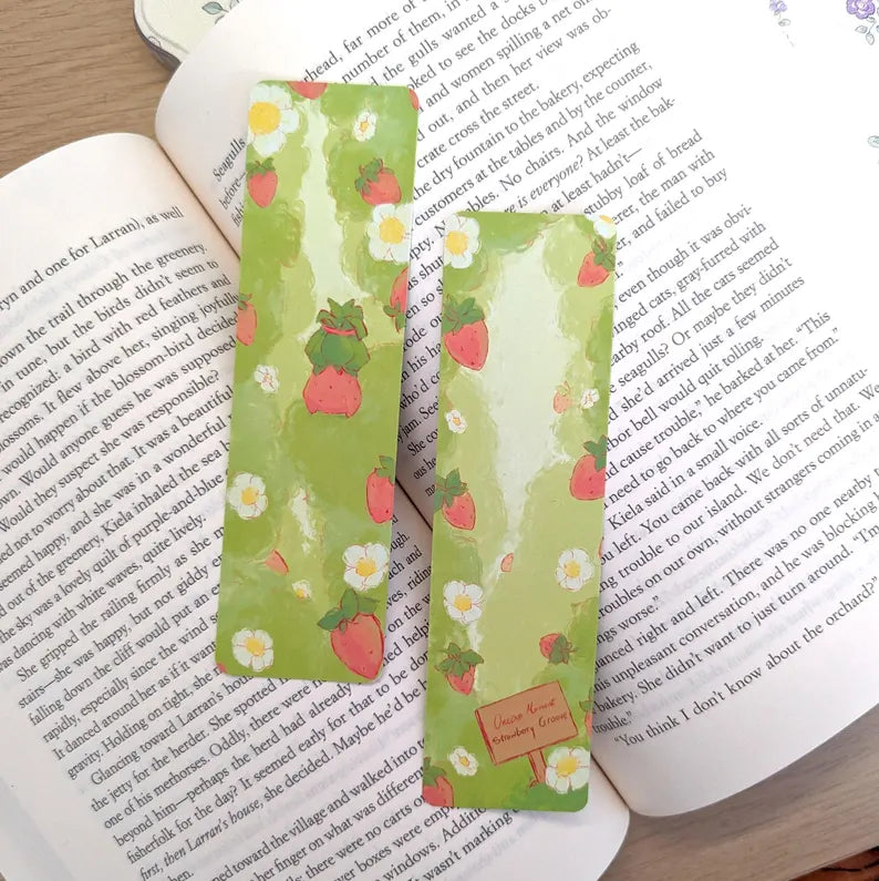 Strawberry Groove Bookmark
