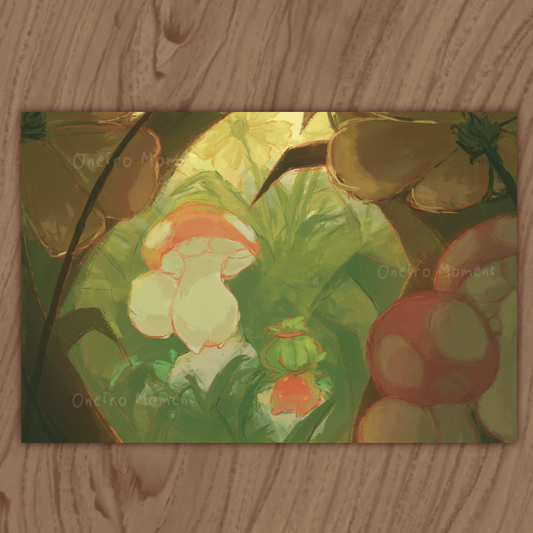 Beneath The Sun-Kissed Flowers  🌼🍓 4x6 Print