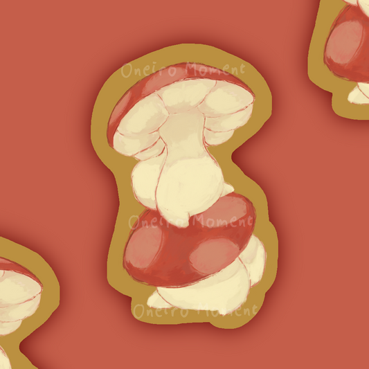 Filly & Friend – Sentient Mushroom Vinyl Sticker 🍄💫