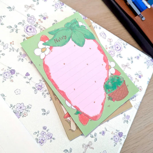 A6 Strawberry Notepad